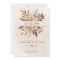 Terracotta Rust Flowers Boho Earthy Fall Foliage