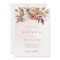 Terracotta Rust Flowers Boho Fall Foliage Wedding