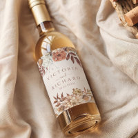 Terracotta Rust Flowers Boho Fall Foliage Wedding
