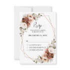 Terracotta Rust Pampas Grass Rustic Boho Wedding