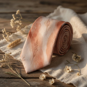 Terracotta Rustic Tie