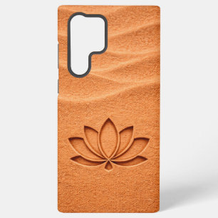 Terracotta Sand Lotus Flower Meditation Samsung Galaxy Case