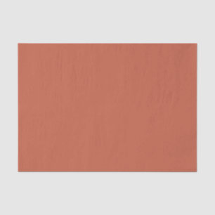 Terracotta Solid Colour Tissue Paper