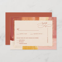 Terracotta Sunrise | Wedding RSVP
