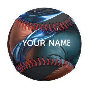 Terracotta Teal Flow - Colorful Vertical 3D Baseball