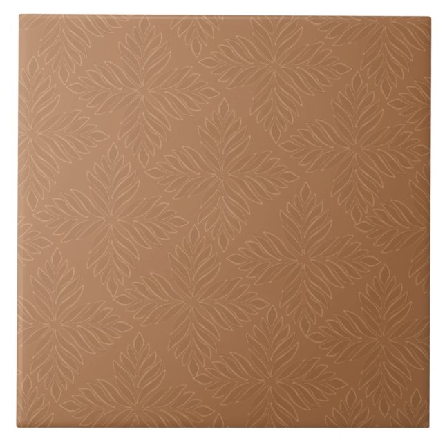 Terracotta Texture Modern Minimalist Tile (Front)