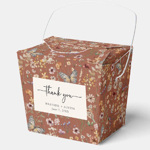 Terracotta Thank You Favour Box