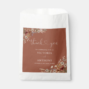 Terracotta Tiny Wildflower Bridal Shower Favour Ba Bags