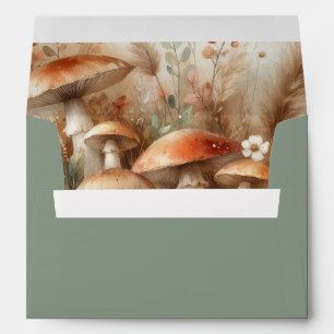 Terracotta Toadstool Woodland Magic Envelope