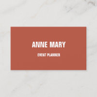 Terracotta Warm Colour Burnt Dark Orange Simple