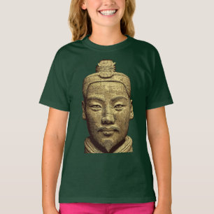 Terracotta Warrior - Ancient Gold Art T-Shirt