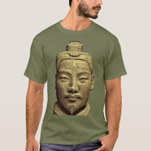 Terracotta Warrior - Ancient Gold Art T-Shirt