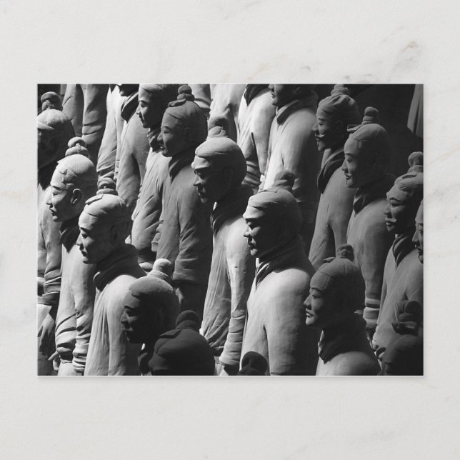 Terracotta Warriors Xian China Photography Photo Postcard (Front)