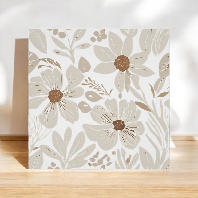 Terracotta Wildflower Boho Rustic Spring Wall Art (Creator Uploaded)