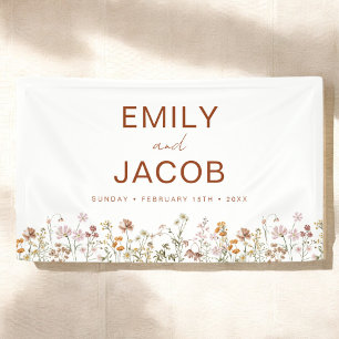 Terracotta Wildflower Boho Wedding In Bloom Banner