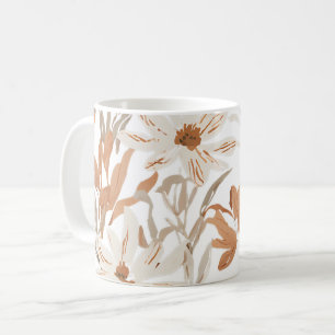 Terracotta Wildflower Rustic Boho Drinkware Coffee Mug