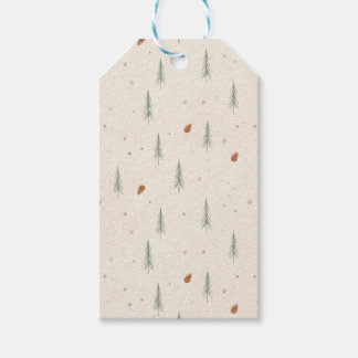 Terracotta Woodland Christmas Gift Tags