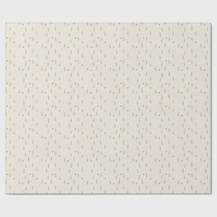 Terracotta Woodland Christmas Wrapping Paper