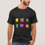 Terraforming Mars: Resources T-Shirt<br><div class="desc">Simple and minimalist design showing the six resources produced every generation</div>