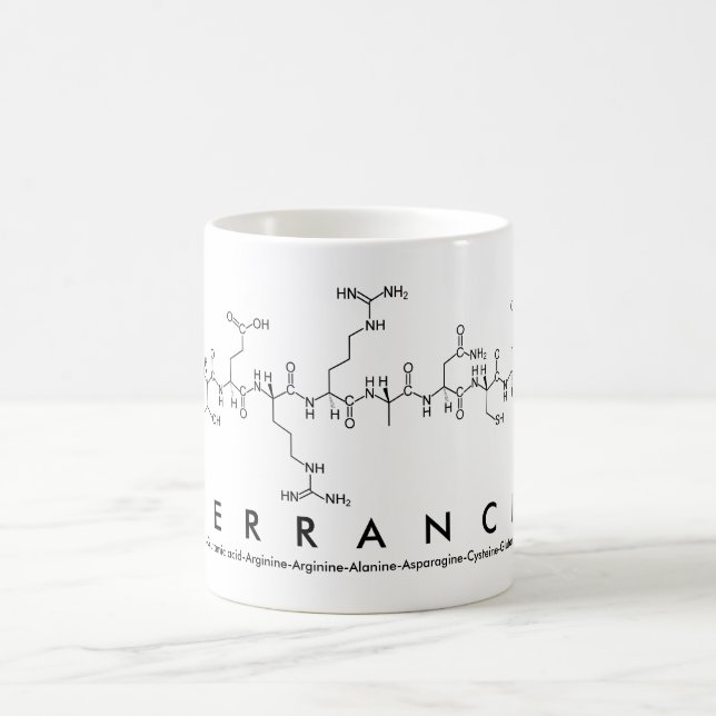 Terrance peptide name mug (Center)