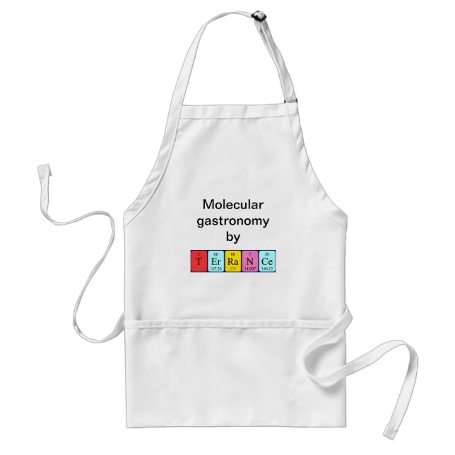 Terrance periodic table name apron (Front)