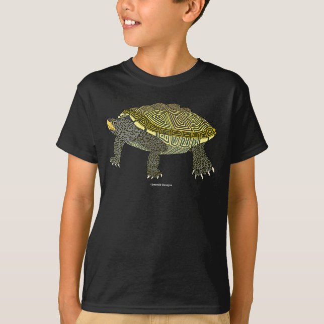 Terrapin (black) - Boy's Basic T-Shirt (Front)
