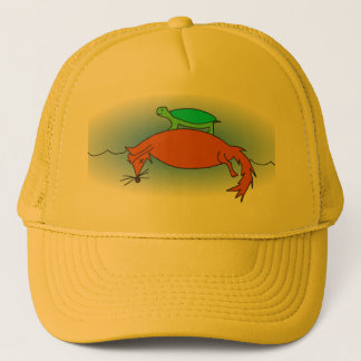 Terrapin on a fox trucker hat