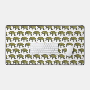 Terrapin (pattern white) - Desk Mat