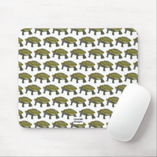 Terrapin (pattern white) - Mouse Pad