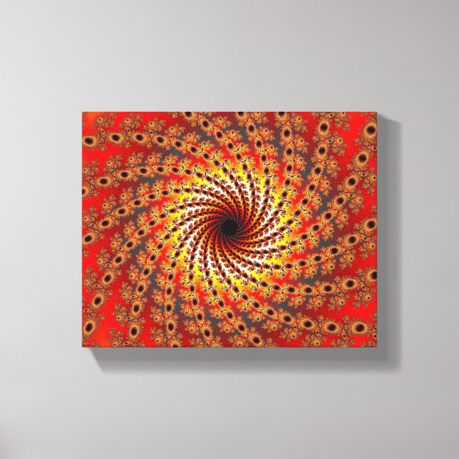 Terrapin Spin Fractal Art Canvas Print (Front)
