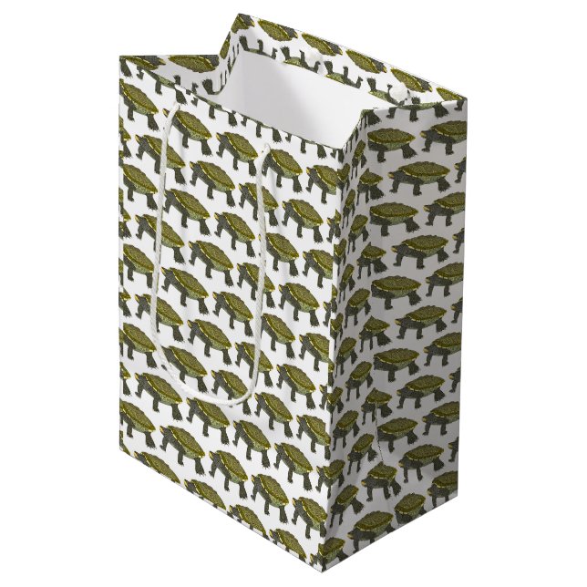 Terrapin (white) - Gift Bag (Front Angled)