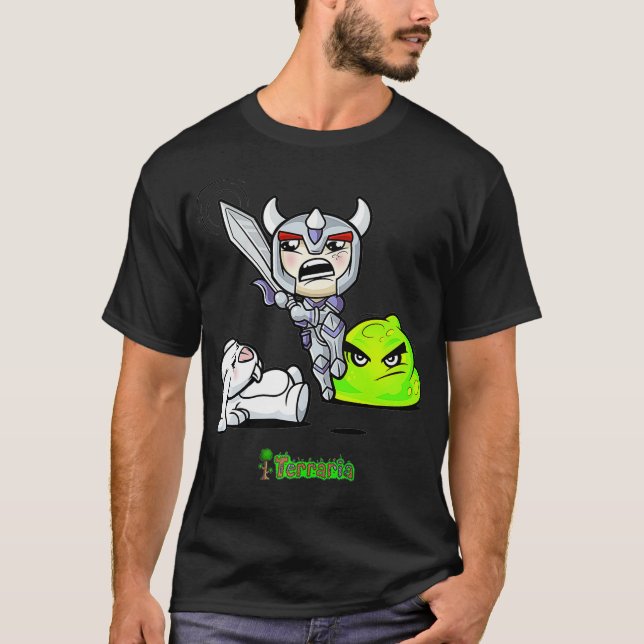 Terraria  Cute Battle  T-Shirt (Front)