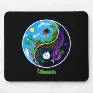 Terraria Night And Day T Shirt  Mouse Mat