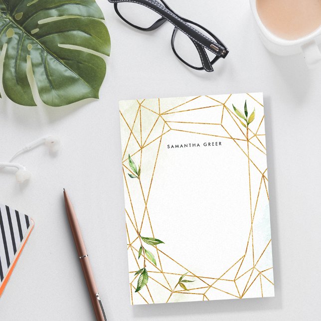 Terrarium Botanical Personalised Post-it Notes (Creator Uploaded)