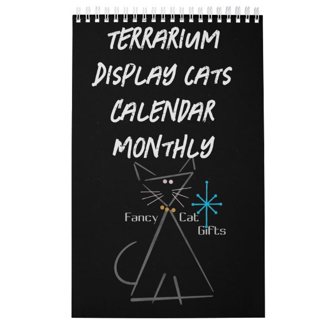 Terrarium Display Cat Calendar (Cover)