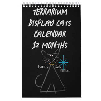 Terrarium Display Cat Calendar