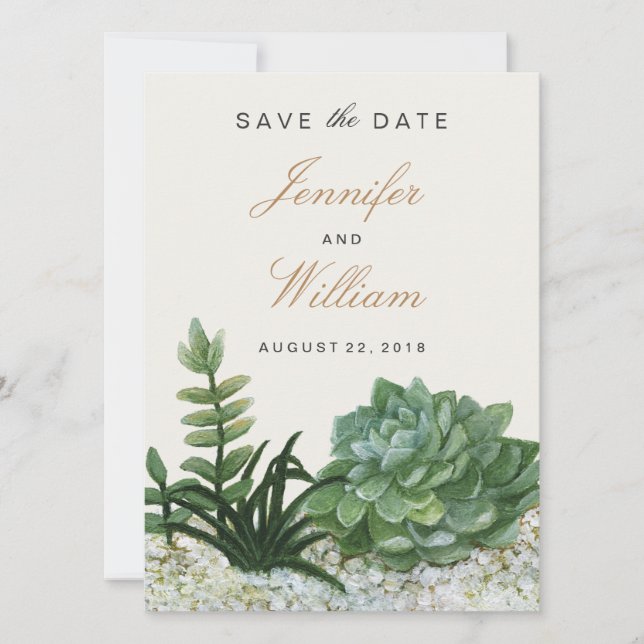 Terrarium Save The Date (Front)