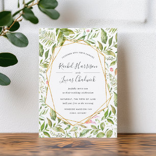 Terrarium Wedding Invitation