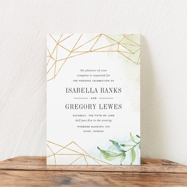 Terrarium Wedding Invitation (Creator Uploaded)