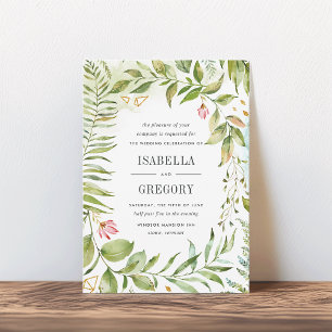 Terrarium Wedding Invitation
