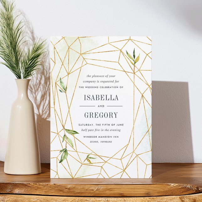 Terrarium Wedding Invitation (Creator Uploaded)