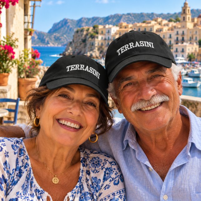 Terrasini Embroidered CYO Hat (Terrasini Sicily Italy Embroidered Baseball Caps)