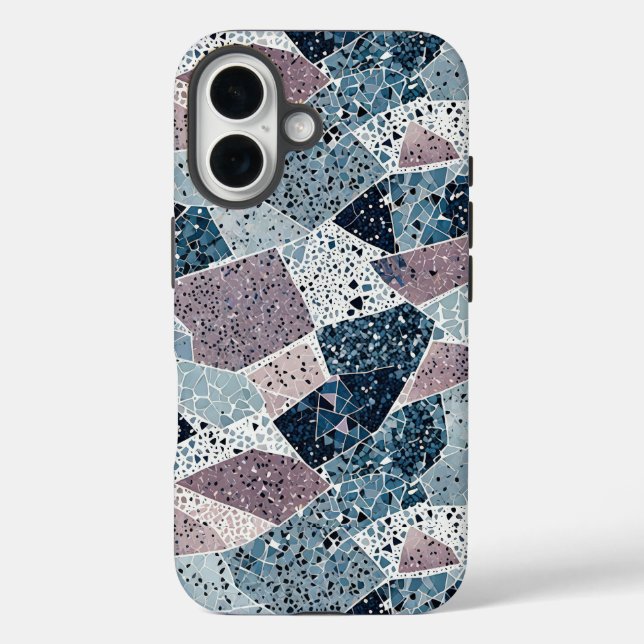 Terrazzo Abstract Design Case-Mate iPhone Case (Back)