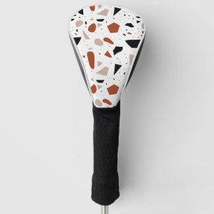 Terrazzo Abstract Geometric Boho Golf Head Cover