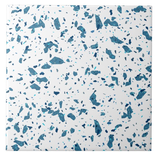 Terrazzo Abstract  Pattern  Tile (Front)