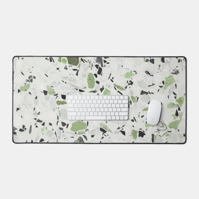 Terrazzo Architectural Colourful Office Fun Desk Mat (Keyboard & Mouse)