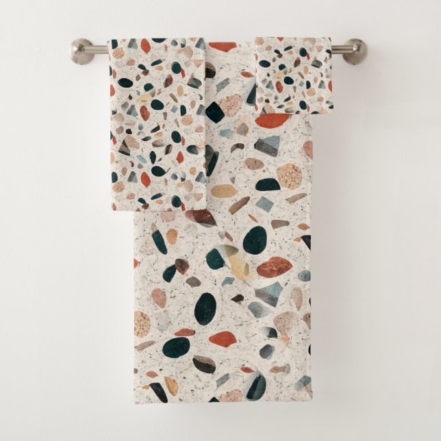 Terrazzo Bath Towel Set (Insitu)