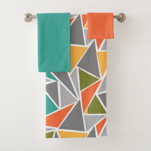 Terrazzo bath towel set
