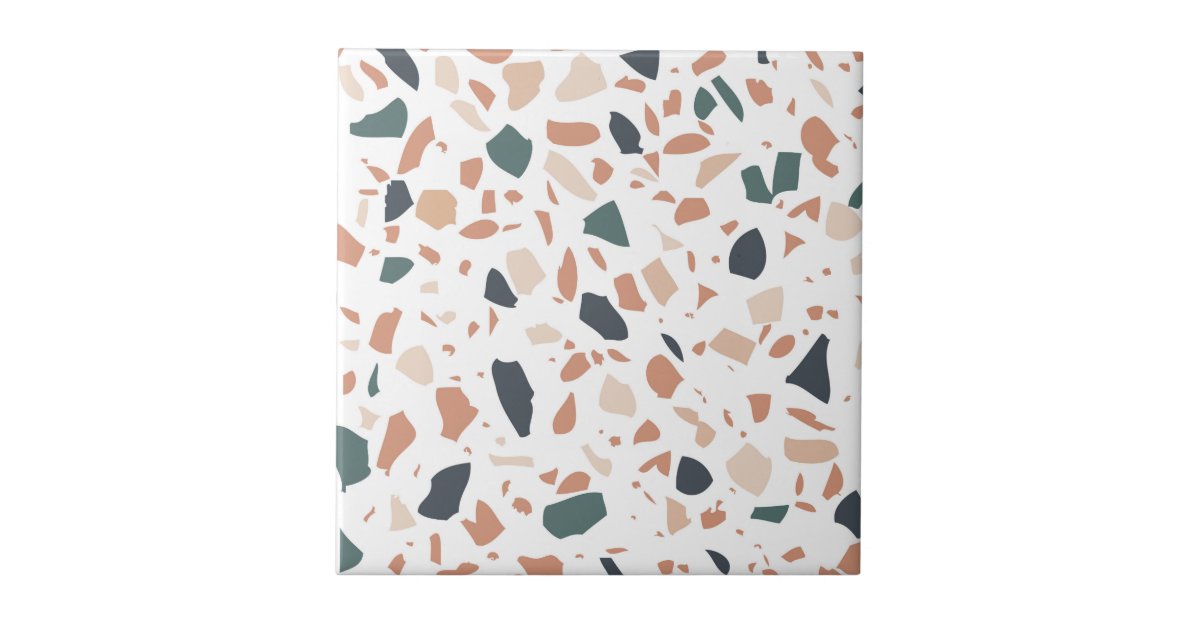 Terrazzo Ceramic Tile | Zazzle