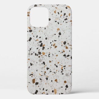 Terrazzo Concert: Vintage Abstract Design iPhone 12 Case